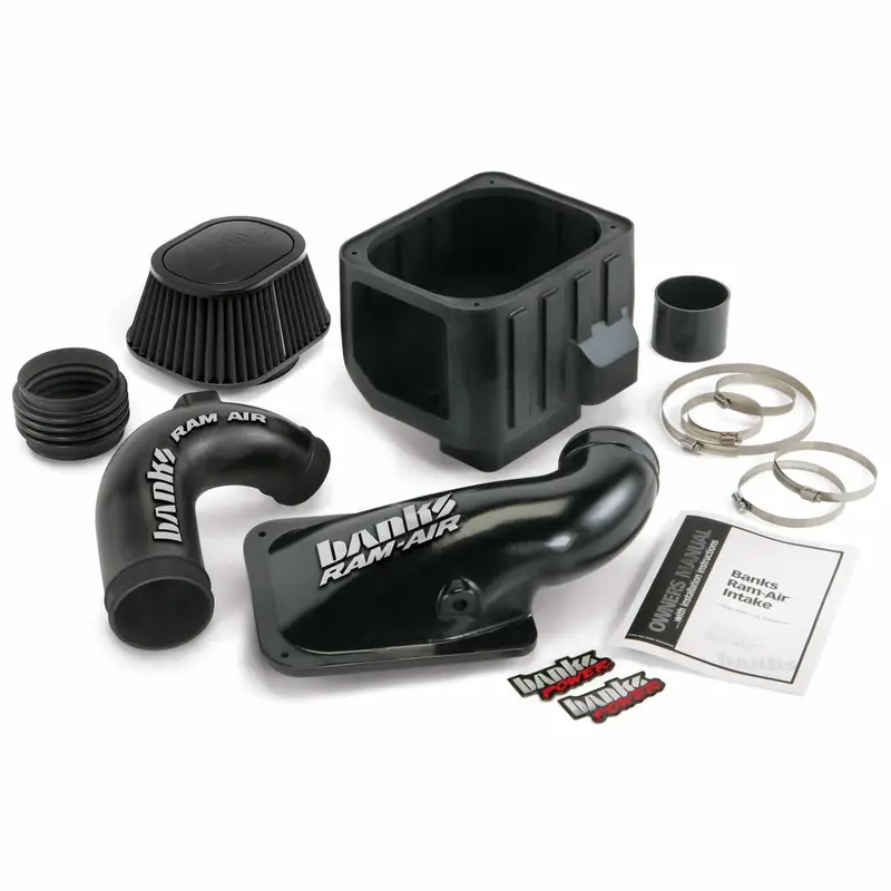Banks Power 42135-D Ram-Air Intake Syst; Dry Filter-2004-05 Chevy 6.6L; Lly 1