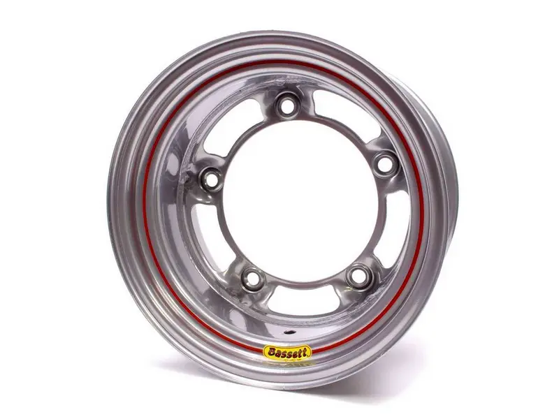 Bassett Racing 58Sr2S 15X8 Silver Spun Aluminum Wheel – 5-Lug 1