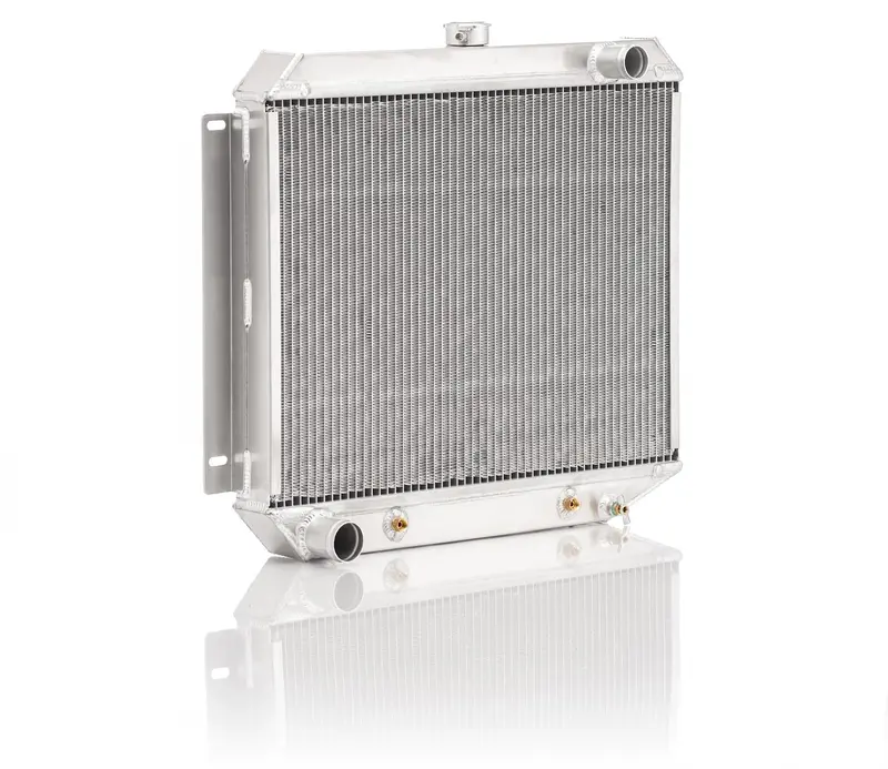 Be Cool 62252 Downflow Radiator Factory-Fit Natural Finish For 63-65, 71-73 Dodge B-Body Coronet/Charger W/Auto Trans Passenger Upper/Driver Lower Be Cool Radiator 1