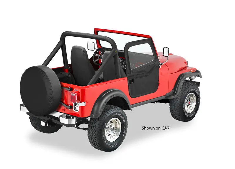 Bestop 51774-15 Full Fabric Replacement Doors – Black Denim For 1964–1984 Toyota Land Cruiser 1