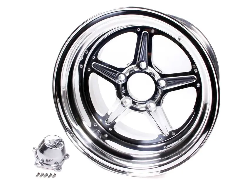 Billet Specialties Rs035106535N 15X10 Street Lite Alloy Wheel – 3.5" Backspace, 5X4.5" Bolt Pattern 1
