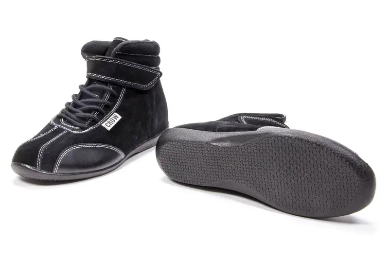 Crow Safety Gear Mid-Top Black Work Shoes – Size 9.5 1