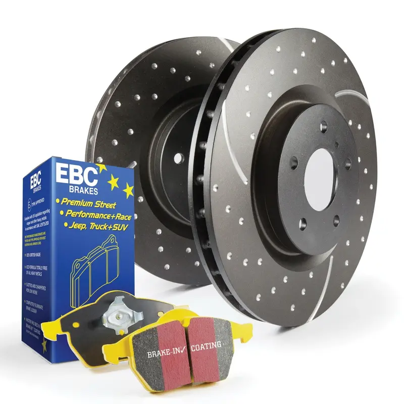 Ebc Brakes S5Kf1505 Yellowstuff Brake Pad And Gd Drilled Rotor Kit 1