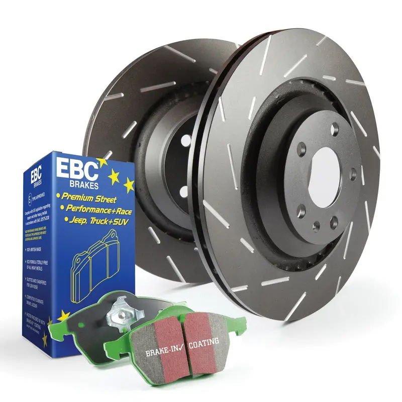 Ebc S2 Greenstuff 2000 Brake Kit — Includes Usr Slotted Rotors (S2Kr1994) 1