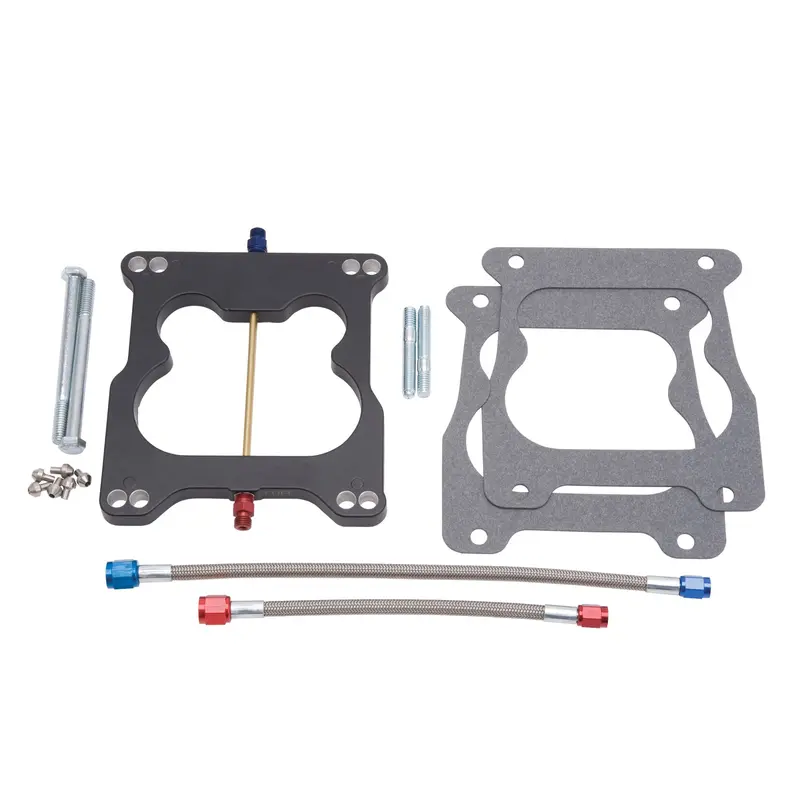 Edelbrock Nitrous Plate System – Precision-Machined For Controlled Power Adder Installation 1