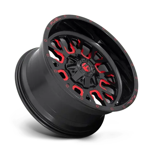 Fuel 1Pc D61222009857 D612 22X10 6X135/5.5 Gl-Blk-Rttc 10Mm 1