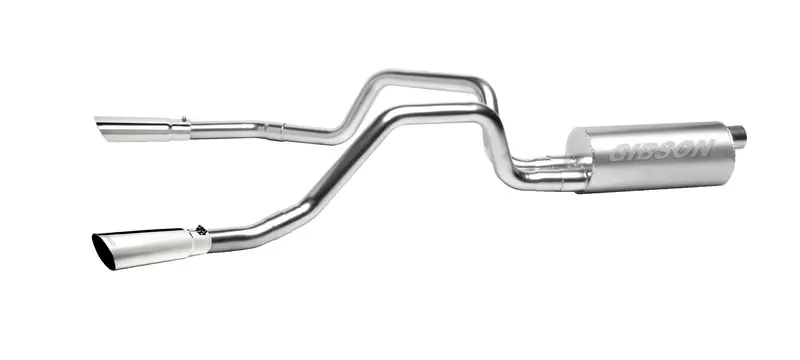 Gibson Cat-Back Dual Exhaust System – Stainless Steel, Split Design (65500) 1