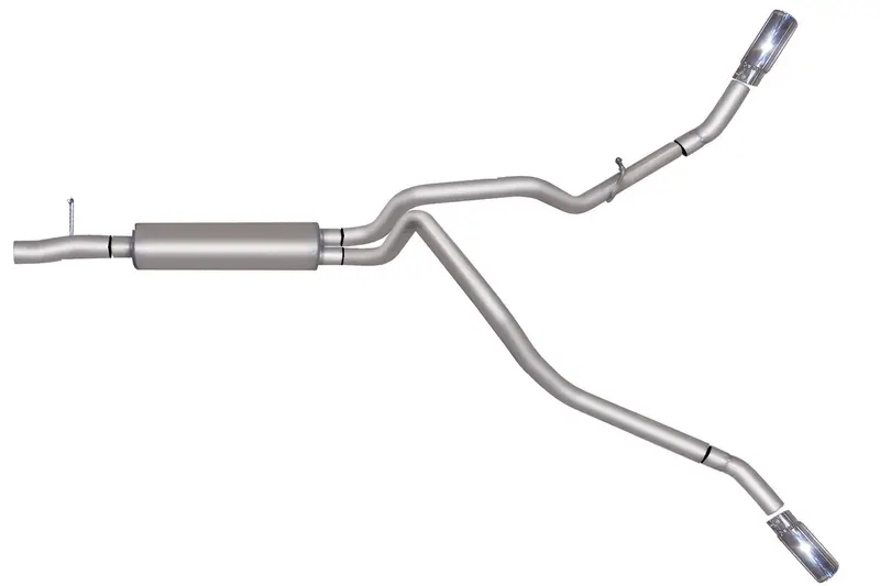 Gibson Performance Exhaust 69128 Dual Cat-Back Exhaust System – Stainless Steel, Extreme Sound 1
