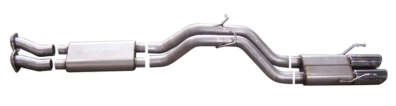 Gibson Stainless Steel Cat-Back Dual Exhaust System – Performance Tuned 1