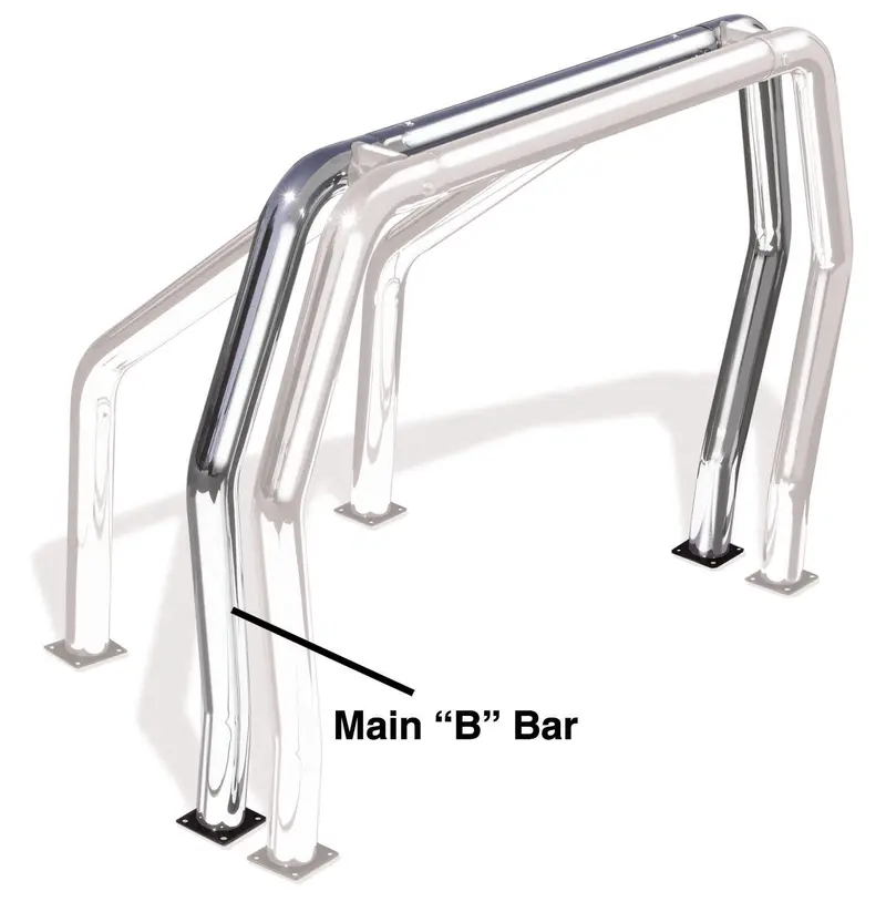 Go Rhino Classic Tubular Bed Bar – Heavy-Duty Steel Truck Bed Side Protection (91502Ps) 1