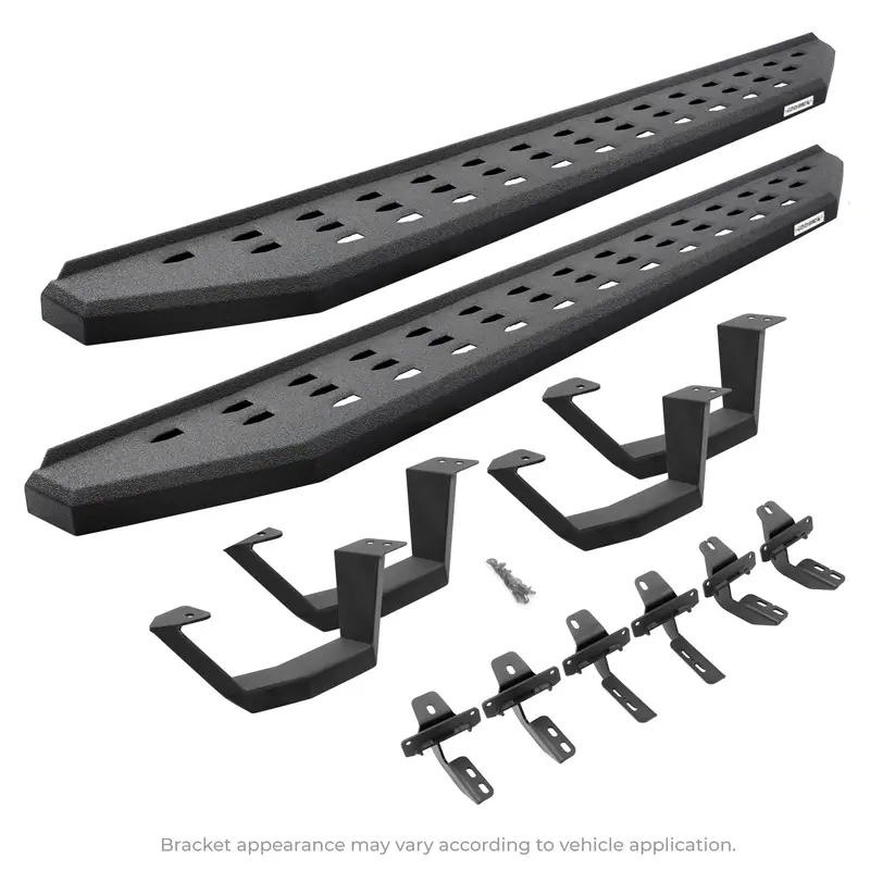 Go Rhino Rb20 Drop Step Running Boards – Heavy-Duty Steel, Includes Mounting Hardware (2-Pair Kit) 1