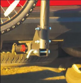 Husky Towing 81145 Non-Folding Dual-Bike Ball Mount With Stationary Frame Clamp 1