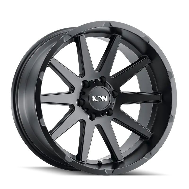 Ion Matte Black Alloy Wheel – 20X10, 6X139.7, -19Mm Offset, 106Mm Bore 1