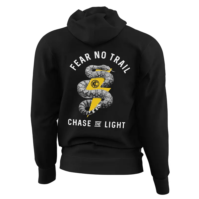 Kc Hilites Fear No Trail Black Zip-Up Hoodie – 3X-Large 1