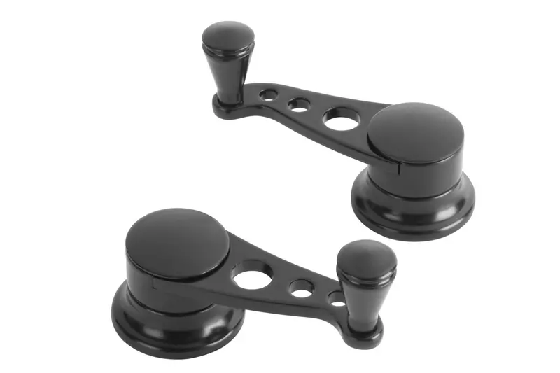 Lokar Xidh-2037 Lakester-Style Vent Window Crank Set – Black Finish 1