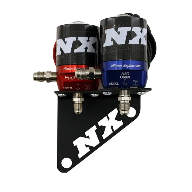 Nitrous Express 15770 Ls Solenoid Mounting Bracket – Passenger-Side Cylinder Head Installation 1