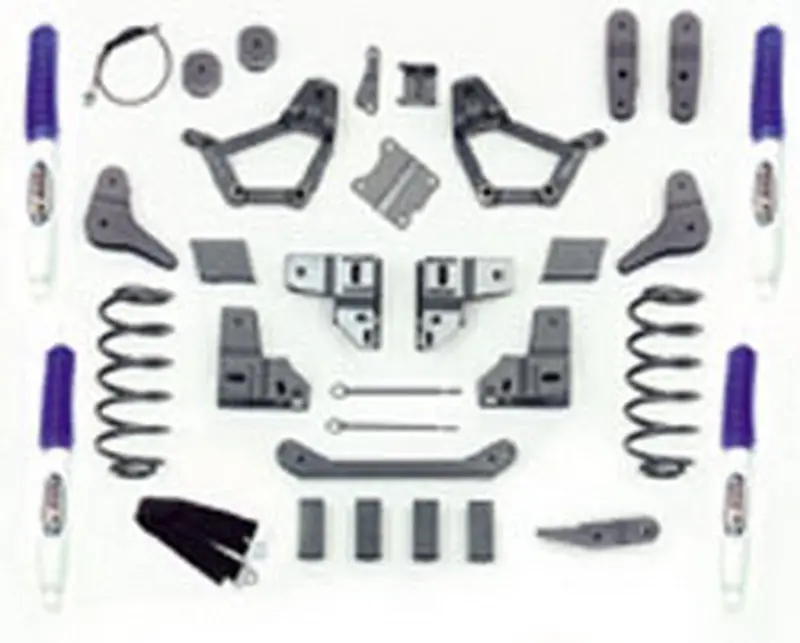 Pro Comp 55695B Stage 1 Front Lift Kit – 4-Inch Clearance With Springs & Link Assembly (Black Finish) 1