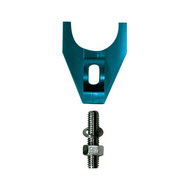 Proform 66986 Heavy-Duty Distributor Clamp – Blue Finish For Chevy V6 And V8 Engines 1