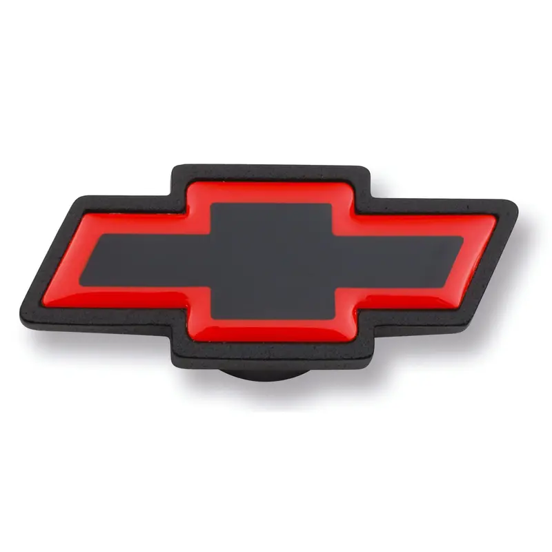 Proform Large Bowtie-Style Air Cleaner Center Nut – Black Crinkle Finish With Red Accent 1