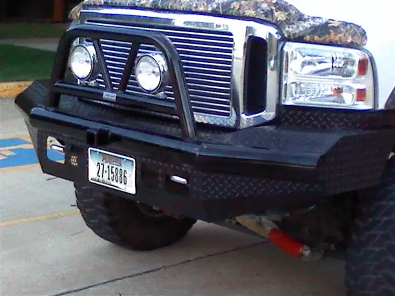 Ranch Hand Legend Bullnose Front Bumper — Model Btf051Blr — Compatible With Factory Tow Hooks & Fog Lights 1