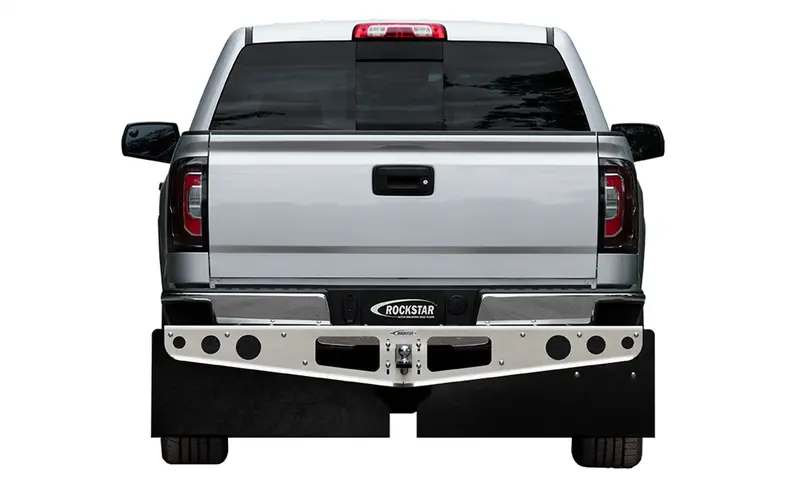 Rockstar A10200711 Xl Hitch-Mount Mud Flaps – Aluminum Frame With Stabilizer Plate 1