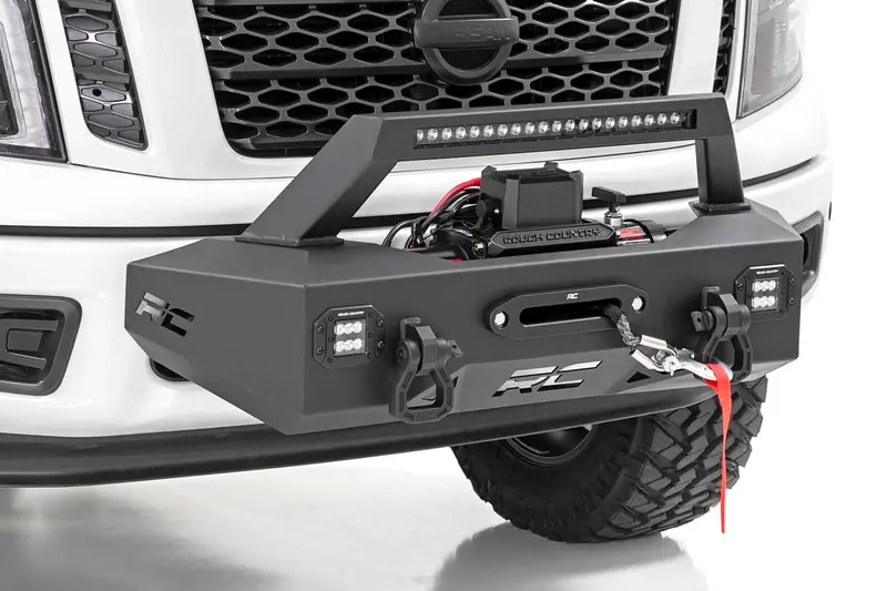 Rough Country Exo Winch Mount For 2016–2020 Nissan Titan (Model 82000) 1