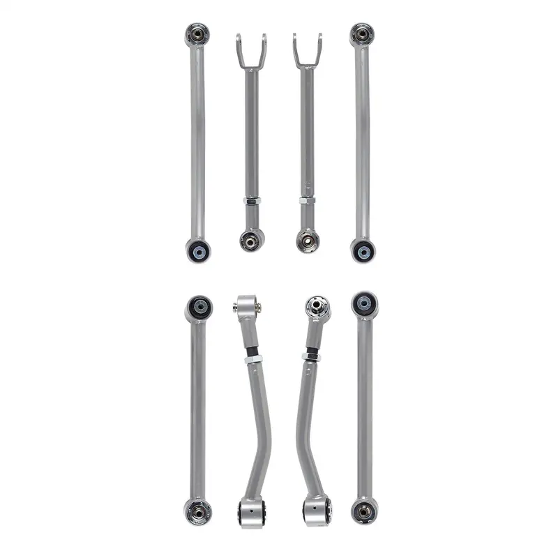 Rubicon Express Super-Flex Control Arm Kit For Jeep Wrangler Jk Rubicon (Adjustable Uppers, Fixed Lowers) 1