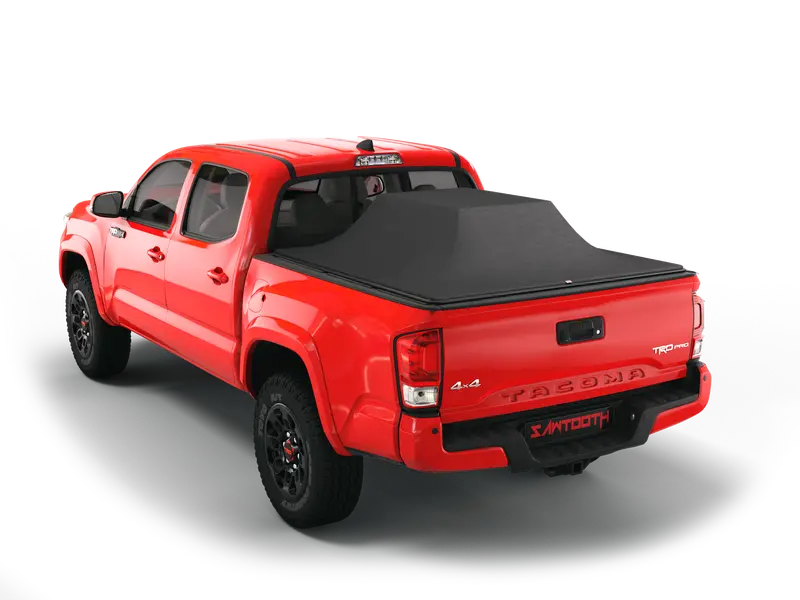 Sawtooth Stretch Expandable Tonneau Cover — Fits 2016+ Toyota Tacoma (6'2" Bed), Model Tta036-21 1