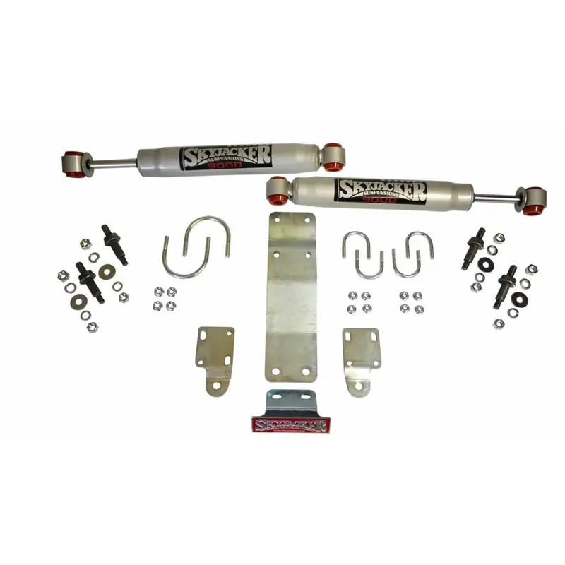 Skyjacker 9204 Dual Steering Stabilizer Kit — Includes 9000-Series Dampers, Brackets & Hardware For Oem Tie Rods 1