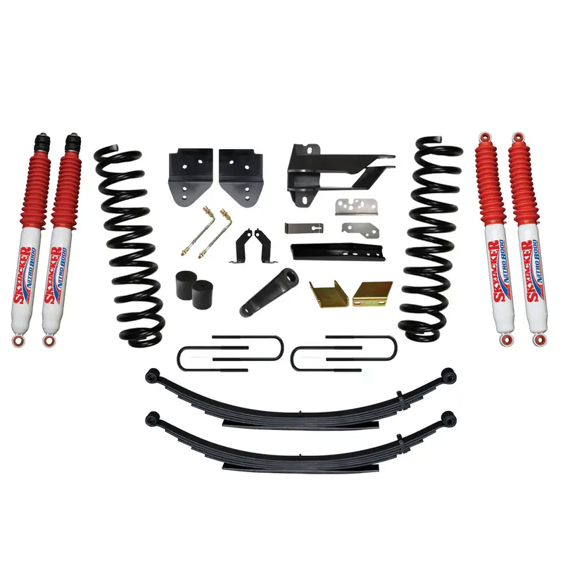 Skyjacker F17601Ks-N 6-Inch Lift Kit – Includes Coil Springs, Leaf Springs, And Nitro 8000 Shocks For 2017–2019 Ford F-250/F-350 Gas Models 1