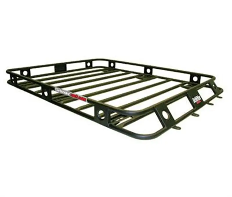 Smittybilt 35604 Defender One-Piece Steel Roof Rack (3.5" X 6" X 4" Side Height) 1