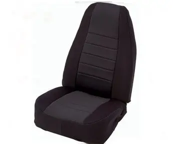 Smittybilt Neoprene Rear Seat Covers – For 1980–1986 Jeep Cj, Black 1