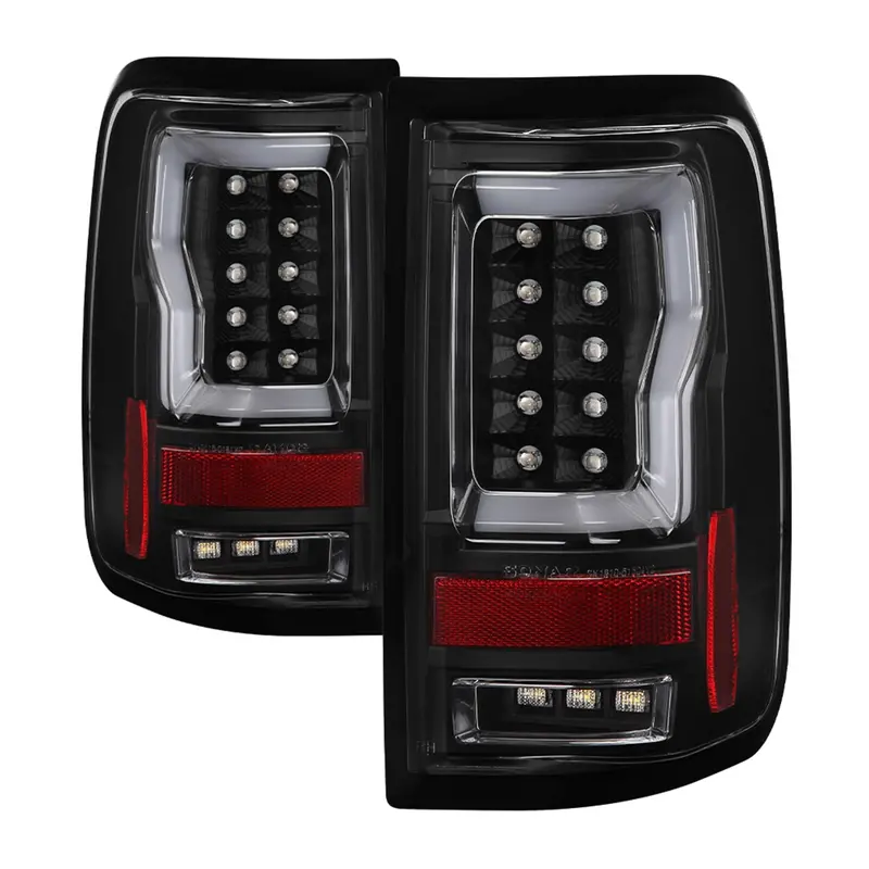 Spyder Auto 5084170 Led Light Bar Tail Lights – Version 2, Matte Black Housing 1