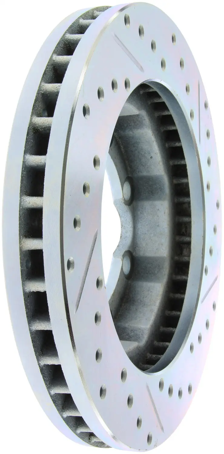 Stoptech 227.66026R Select Sport Front Right Drilled & Slotted Brake Rotor 1