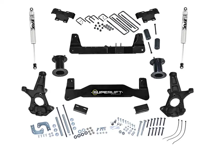 Superlift K180F 6.5-Inch Lift Kit With Fox Shocks – 2007–2016 Silverado/Sierra 1500 2Wd 1
