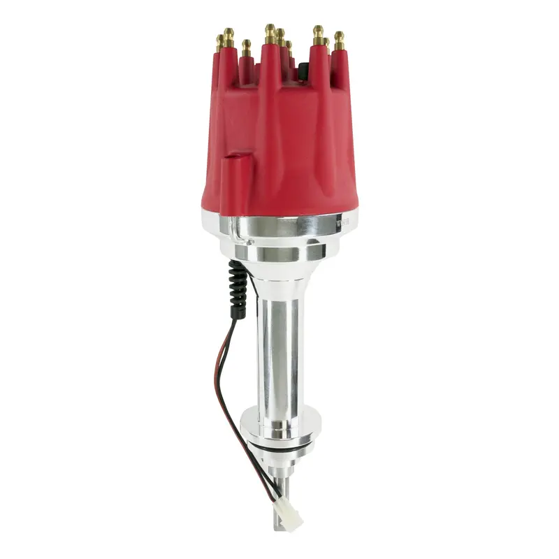 Top Street Performance Jm7619R Red Pro Billet Distributor For Chrysler Big-Block V8 Engines (383–400 "B") 1