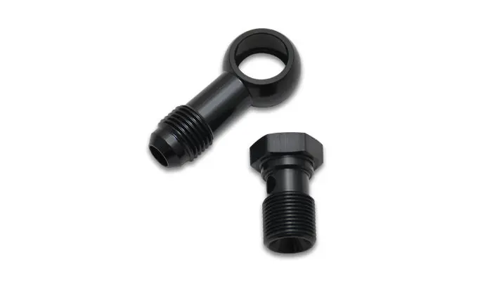 Vibrant Performance 11575 Single Male Banjo Adapter – -6An Banjo, 9/16-20 Bolt 1