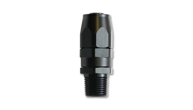 Vibrant Performance 26000 Straight Hose End Fitting – Stainless Steel, 2-Bolt Flange Style 1
