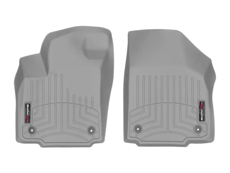 Weathertech Digitalfit Front Row Floor Liners – Custom Molded Gray Mats 1