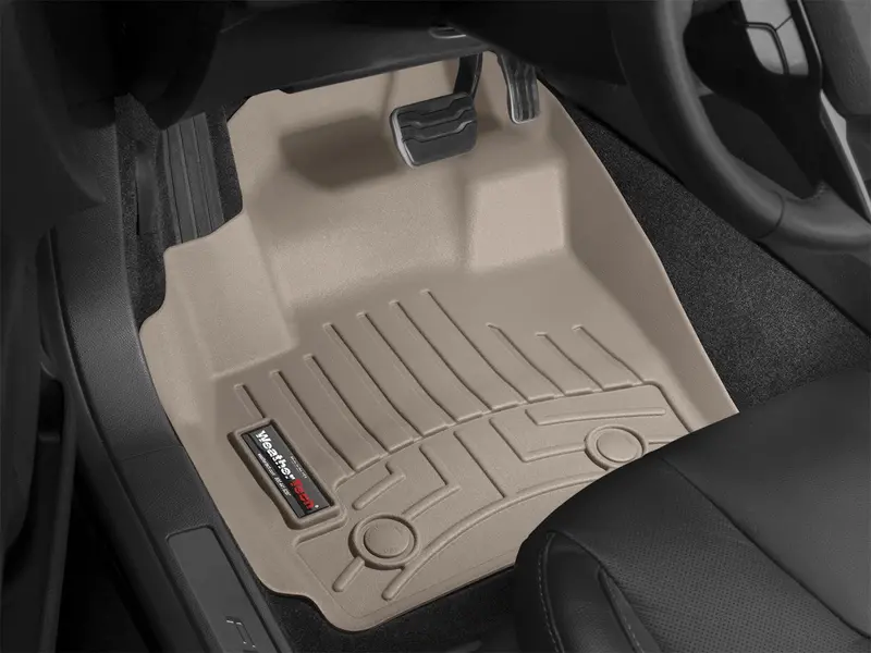 Weathertech Digitalfit Tan Front Row Floor Mats For Vehicle Protection 1