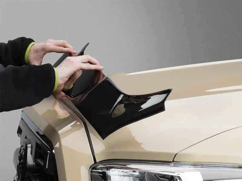 Weathertech Hood Protector – Matte Black, Precision-Fit Deflector 1